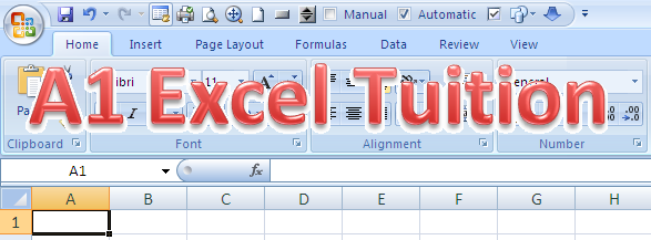 A1 Excel Tutoring