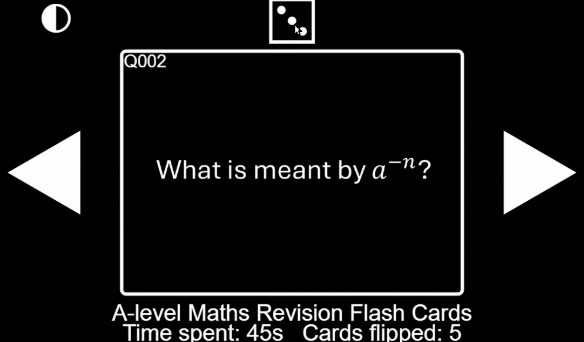 Flashcards for A level Maths