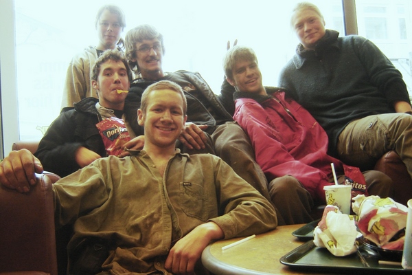 An impromptu trip to the local Subway - if they complained about our state of dress, we couldn't understand them