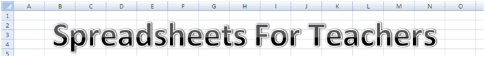 Spreadsheets for Teachers